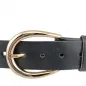 Preview: Design Belt Buckle Limo gold from Umjubelt - am Gürtel